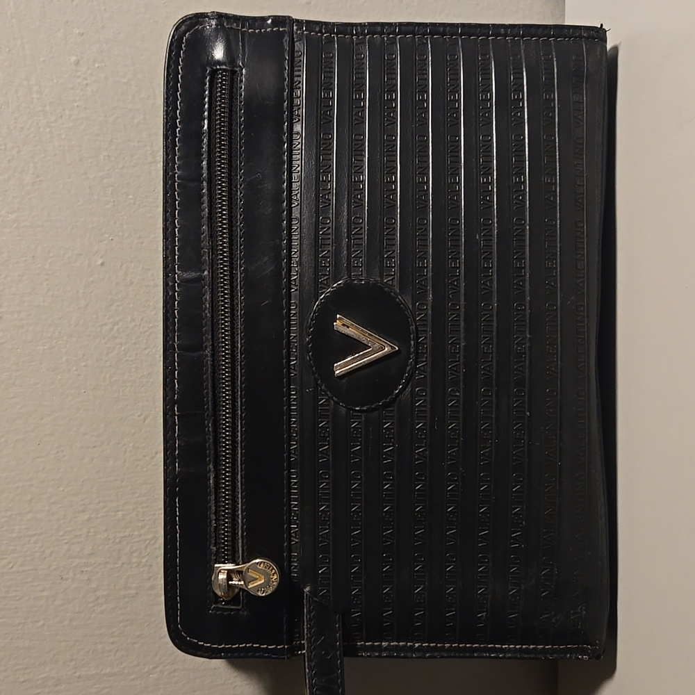 Mario Valentino Black Clutch Bag